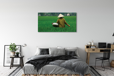 Obraz canvas človeče tráva