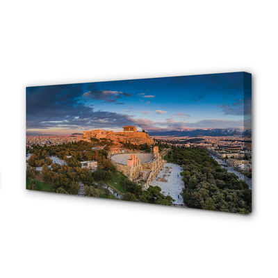 Obraz na plátne Grécko Panorama architektúru Athens