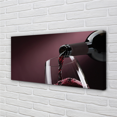 Obraz canvas Maroon biele víno