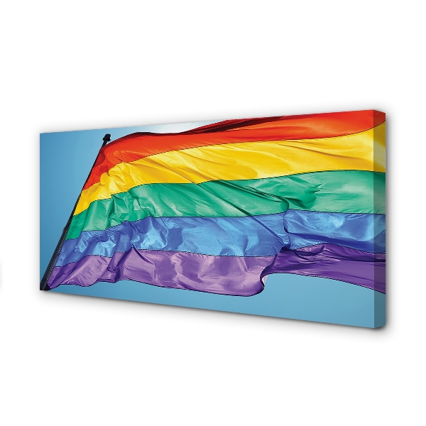 Obraz canvas farebné vlajky