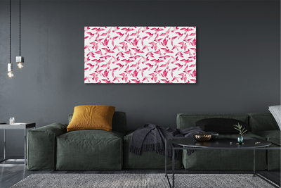 Obraz na plátne ružové vtáky