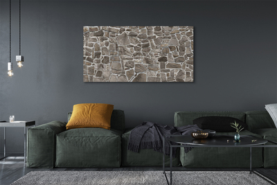 Obraz canvas Kamenného muriva tehla