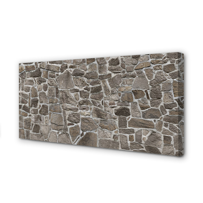 Obraz canvas Kamenného muriva tehla