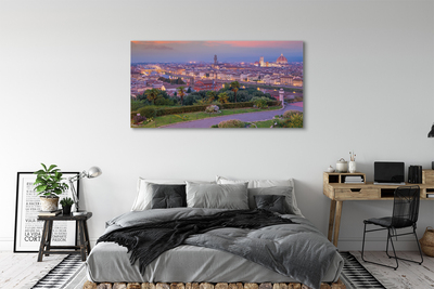 Obraz na plátne rieka Taliansko Panorama