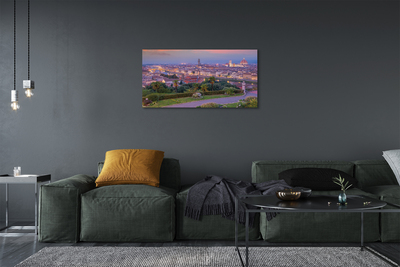 Obraz na plátne rieka Taliansko Panorama