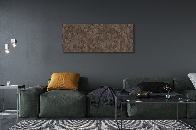 Obraz canvas drevené šesťuholníky