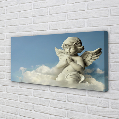 Obraz na plátne Anjel neba mraky