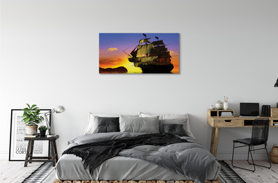 Obraz canvas Sky ship sea