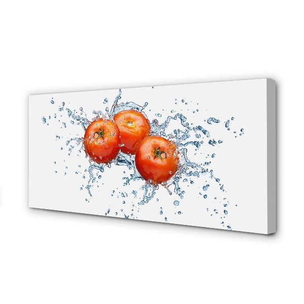 Obraz canvas paradajky voda