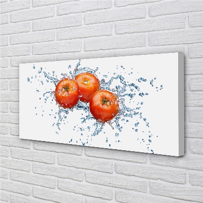 Obraz canvas paradajky voda