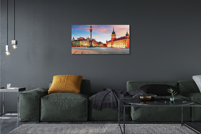 Obraz na plátne Sunrise Varšava Staré Mesto