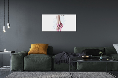 Obraz canvas ružové baletné topánky