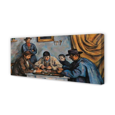 Obraz canvas Hráči kariet - Paul Cézanne
