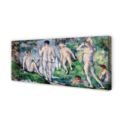 Obraz canvas Kúpajúci sa - Paul Cézanne