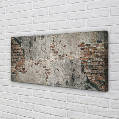 Obraz canvas Kamenná tehlová stena