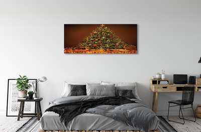 Obraz na plátne Vianočné osvetlenie dekorácie darčeky
