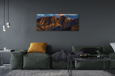 Obraz canvas horské slnko
