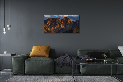 Obraz canvas horské slnko