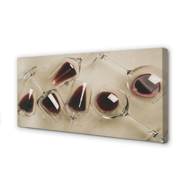 Obraz canvas vínové poháre