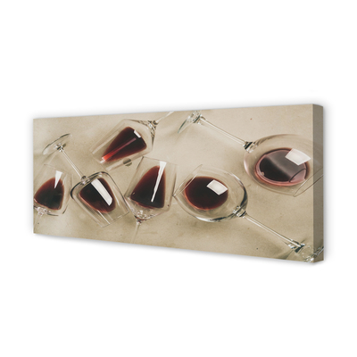 Obraz canvas vínové poháre