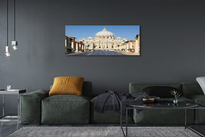 Obraz na plátne Katedrála Rím ulice budovy