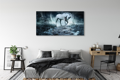 Obraz na plátne Forest Unicorn moon