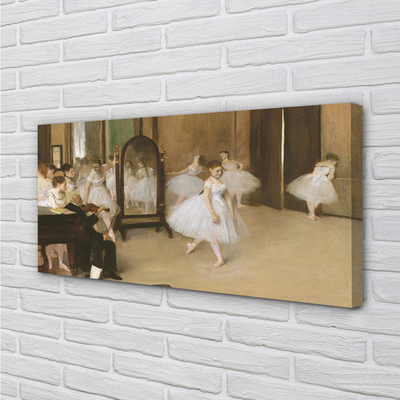 Obraz canvas Tanečná lekcia - Edgar Degas