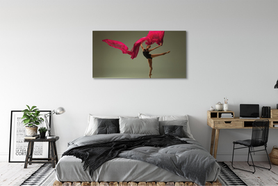 Obraz canvas Baletka ružová Materiál