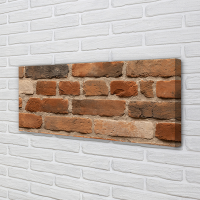 Obraz canvas Tehlová múr kamenná