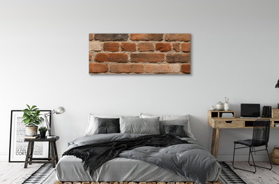 Obraz canvas Tehlová múr kamenná