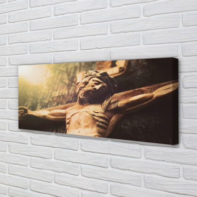 Obraz na plátne Ježiš z dreva