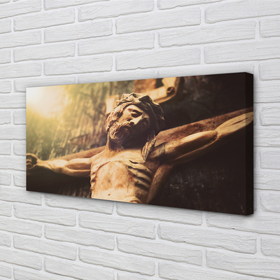 Obraz na plátne Ježiš z dreva