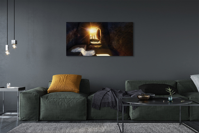 Obraz na plátne Cave krížia slnko