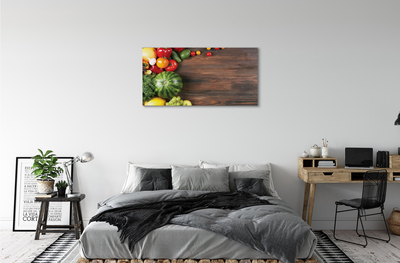 Obraz canvas Melón paradajky kôpor