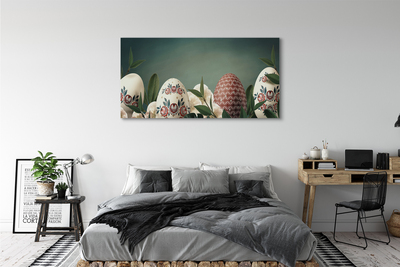 Obraz na plátne Listy vajcom kvety