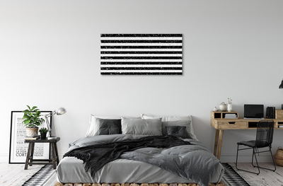 Obraz na plátne Škvrny zebra pruhy