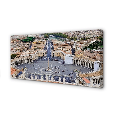 Obraz na plátne Rome Vatican square panorama