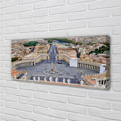 Obraz na plátne Rome Vatican square panorama