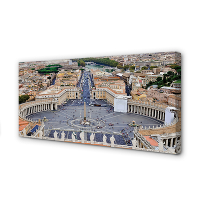 Obraz na plátne Rome Vatican square panorama