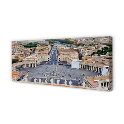 Obraz na plátne Rome Vatican square panorama