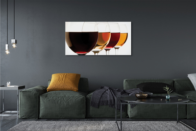 Obraz canvas poháre vína