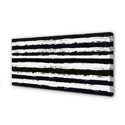 Obraz na plátne Nepravidelné pruhy zebra