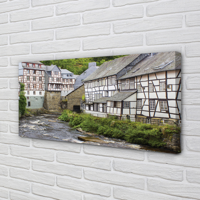 Obraz na plátne Germany Staré budovy River