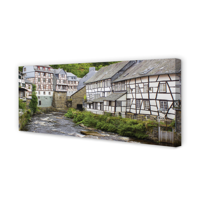 Obraz na plátne Germany Staré budovy River