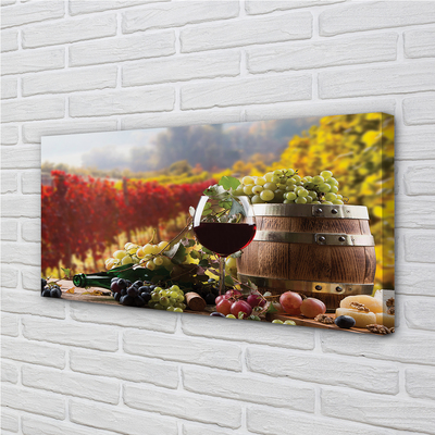 Obraz canvas Jesene poháre na víno
