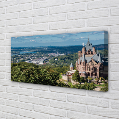 Obraz na plátne Nemecko Panorama mestského hradu