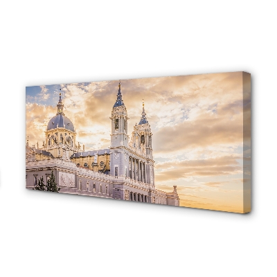 Obraz na plátne Španielsko Cathedral pri západe slnka