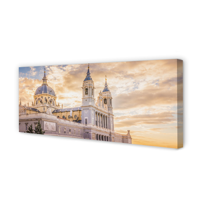 Obraz na plátne Španielsko Cathedral pri západe slnka