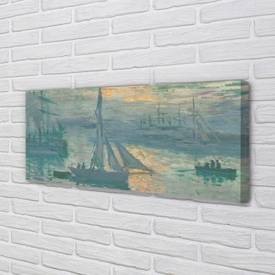 Obraz canvas Východ slnka - Claude Monet