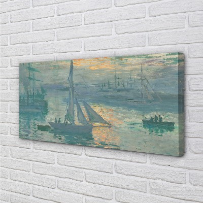 Obraz canvas Východ slnka - Claude Monet